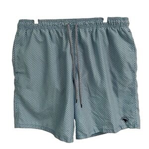 Ted Baker "The World's Your Lobster" Men's 7-3XL Blue Geometric Swim Shorts